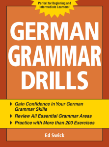 German-Grammar-Drills-by-Ed-Swick