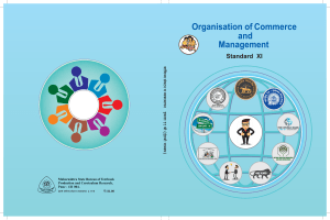 11th Organisation of Commerce and Management Book