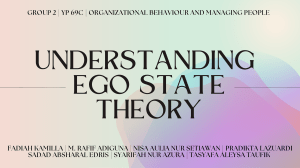 Presentation Ego Theory 