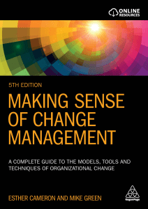 Esther Green, Mike Cameron - Making Sense of Change Management-Kogan Page (2019)