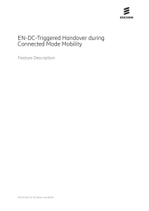 EN-DC-Triggered Handover during Connected Mode Mobility