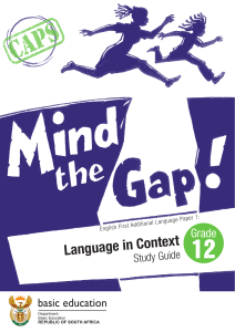 English Fal Language In Context Study Guide