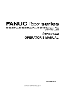 iRPickTool operator manual B-83924EN
