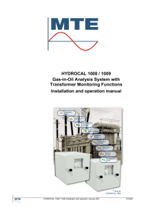 Operation Manual HYDROCAL 1008 1009 English R01 (10 2022)