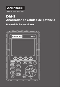 MANUAL DE USO AMPROBE DM5