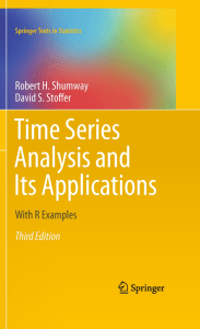 Time Series Analysis and Its Application with R examples