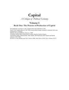 Capital-Volume-I