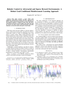 IROS-Robotic Control in Adversarial and Sparse Reward Environments-A Robust Goal-Conditioned Reinforcement Learning Approach
