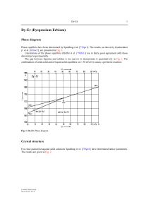 Group IV, Vol 5E - Phase diagrams - Dy-Er – Fr-Mo