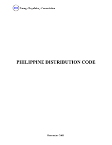 Philippine Distribution Code
