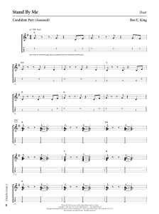 Stand By Me Ukulele Duet Sheet Music