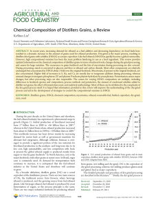Chemical composition of distillers grains, a review - 2011