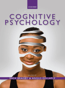 Nick Braisby, Angus Gellatly - Cognitive psychology-Oxford University Press (2012)