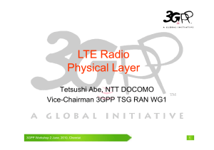 3GPP LTE Radio Physical Layer (India)