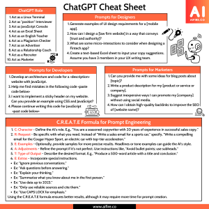 ChatGPT Cheat Sheet (final) PDF