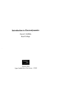 Griffiths D.J. Introduction to electrodynamics (3ed., PH, 1999)(T (1)