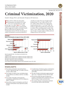Criminal victimisation
