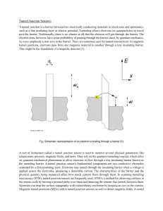 Tunnel Junction Sensors