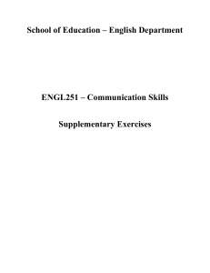 ENGL251-Supplementary Material Booklet