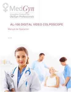 Digital Video Colposcope - AL-106 Manual Español