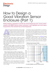 How to design a good vibration sensor enclosure part 1