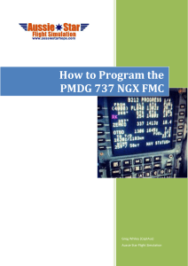 how to program the 737ngx fmc-1
