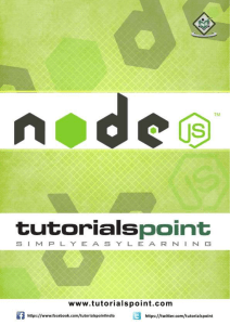 TutorialsPoint node.js