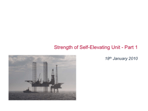 11. Strength of self-elevating units- Part 1 rev1