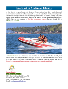 Sea Kart in Andaman Islands