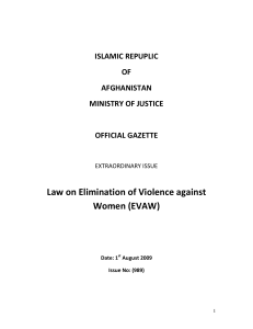 Law on Elimination of Violence against