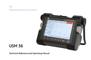 USM 36 Technical Reference & Operating Manual