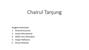 PPT Biografi Chairul Tanjung
