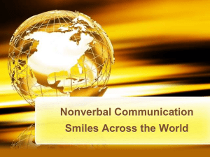 Nonverbal Communication and Smiles