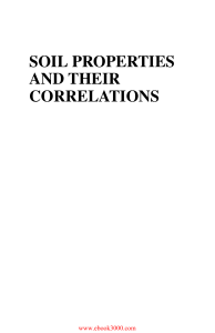 Carter, M. and Bentley, S.P. (2016) Soil Properties and their Correlations