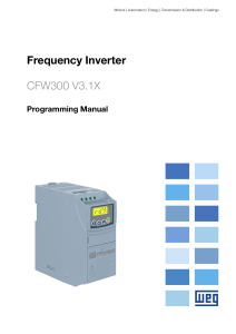 CFW300 Frequency Inverter Programming Manual