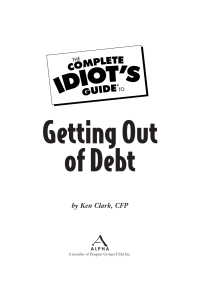 Getting Out of Debt: A Complete Guide