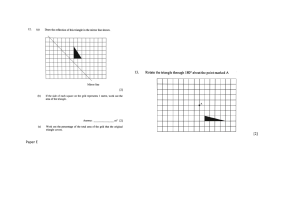 Geometry style questions