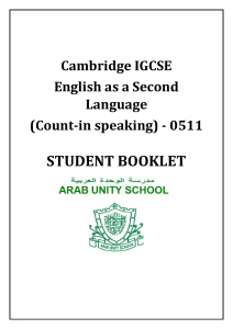 IGCSE-STUDENT-BOOKLET