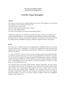 CIVL 201 project description  Tiny Home