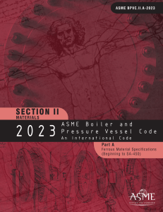ASME BPVC 2023 Section II part A-1