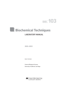 BIBC 103 Lab Manual Fall 2022