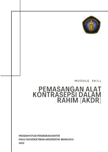 Modul skill AKDR Blok Repro 2022