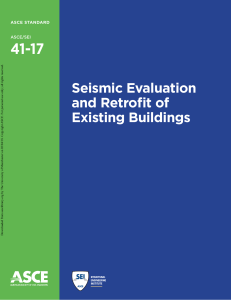 ASCE 41 17 Seismic Evaluation and Retrofit of Existing Buildings