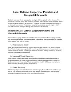 Laser Cataract Surgery for Pediatric and Congenital Cataracts.docx