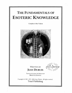 [] Dubuis, Jean - The Fundamentals Of Esoteric Kno(z-lib.org)