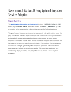 global system integration services market