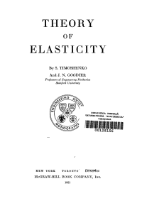 Timoshenko S.P., Goodier J.N. - Theory of elasticity-MGH (1951)