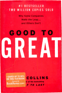 3. Good to Great by Jim Collins