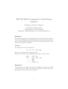 Assignment 5 solutions  e1bfd3c9ebbbbccdedb4df1905a9ce0c