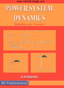 کتاب دینامیک سیستم های قدرت - K.R.Padiyar (انگلیسی) (PowerEn.ir)